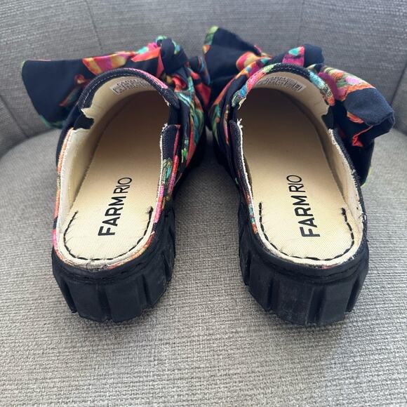 NWOT: Farm Rio Cashew Platform Mule - Picture 6 of 7